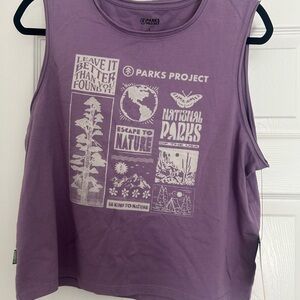 Parks Project Lavender Nature Graphic Muscle Tee